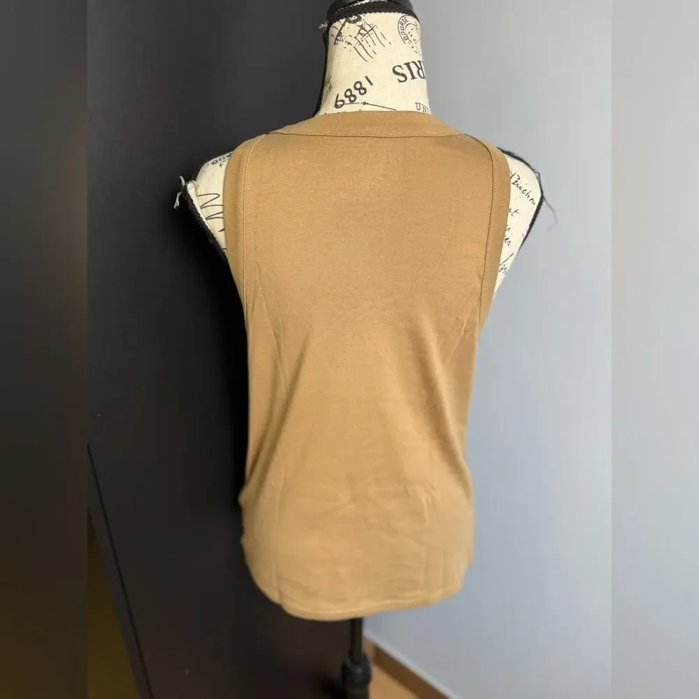 J.Crew Perfect-fit high-neck tank top NWT Size L